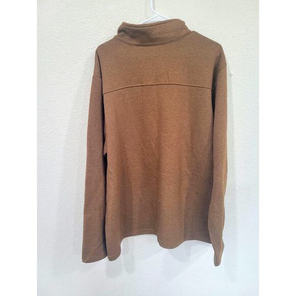 Columbia Men's Great Hart Mountain III Half Zip Brown Size XXL‎ #12 - Picture 2 of 3